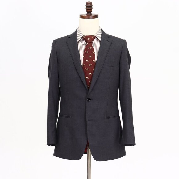 Indochino 38R Gray Solid 2-Button Sport Coat Blazer Jacket V905